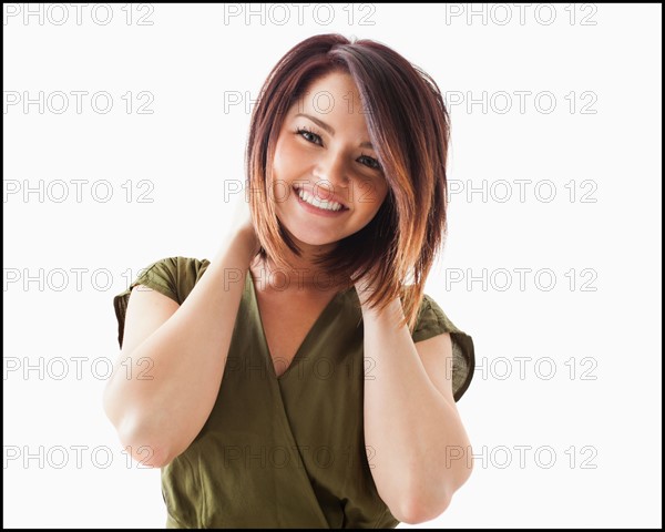 Portrait of young happy woman. Photo : Mike Kemp