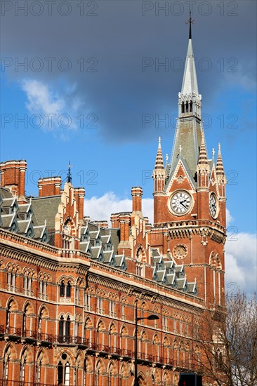 United Kingdom, London.  Saint Pancras Station. Photo : Henryk Sadura