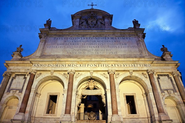 Italy, Rome. Historic church facade. Photo : Henryk Sadura