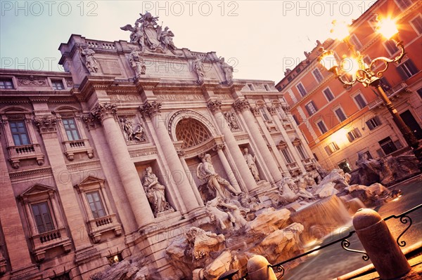 Italy, Rome. Trevi Fountain in early morning. Photo : Henryk Sadura