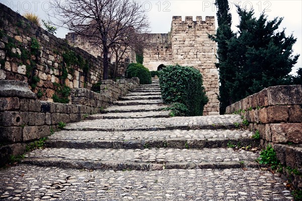 Lebanon, Byblos. Crusaders castle ruins . Photo : Henryk Sadura