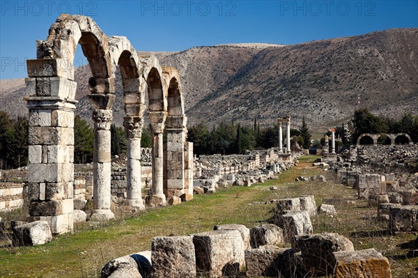 Lebanon, Anjar. Ancient ruins. Photo : Henryk Sadura