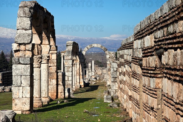 Lebanon, Anjar. Ancient ruins. Photo : Henryk Sadura