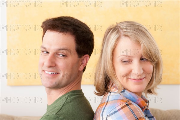 Portrait of smiling mid adult couple. Photo : Rob Lewine