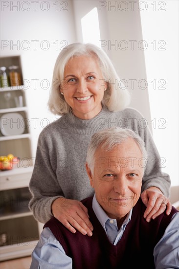 Portrait of smiling senior couple. Photo : Rob Lewine