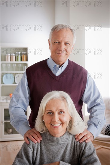 Portrait of smiling senior couple. Photo : Rob Lewine