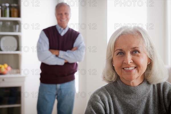 Portrait of smiling senior couple. Photo : Rob Lewine