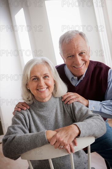 Portrait of smiling senior couple. Photo : Rob Lewine