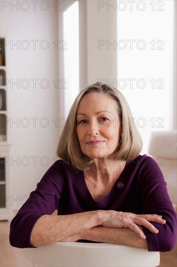 Portrait of smiling senior woman. Photo : Rob Lewine