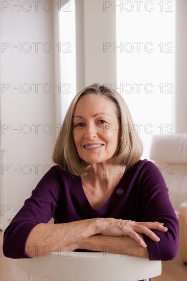 Portrait of smiling senior woman. Photo : Rob Lewine