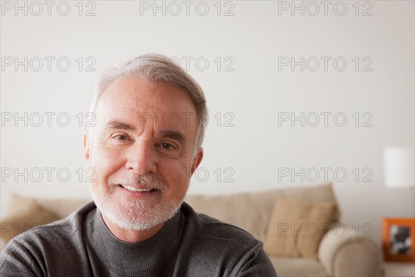 Portrait of smiling senior man. Photo : Rob Lewine