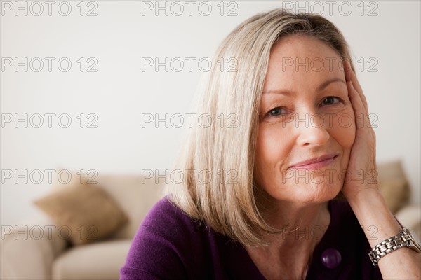 Portrait of smiling senior woman. Photo : Rob Lewine