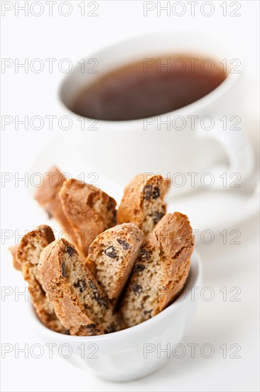 Biscuits and cup of coffee. Photo : Elena Elisseeva