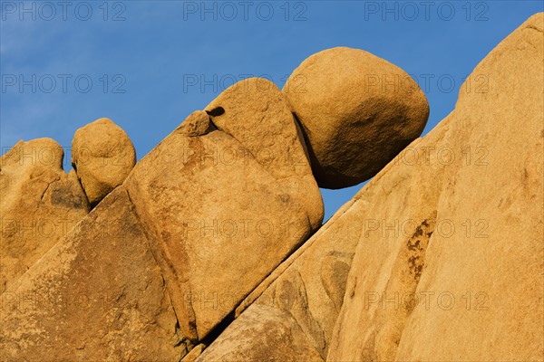 USA, California, Joshua Tree National Park, Rock formations.