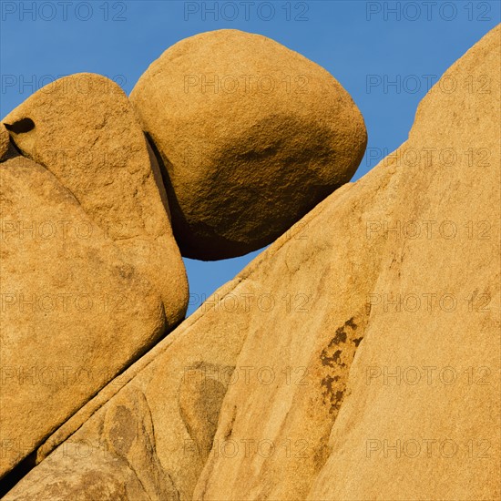 USA, California, Joshua Tree National Park, Rock formations.