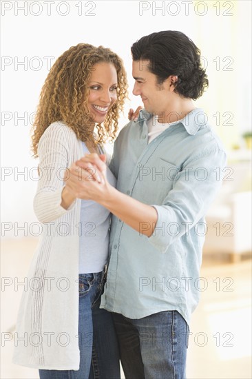 Couple dancing.