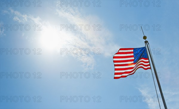 15 star US flag.