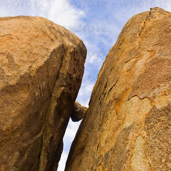 USA, California, Joshua Tree National Park, Desert rocks.