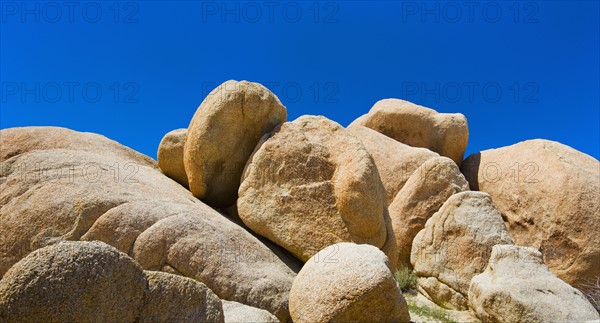 USA, California, Joshua Tree National Park, Rock formations.