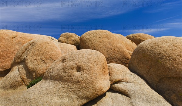 USA, California, Joshua Tree National Park, Rock formations.