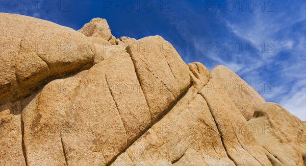 USA, California, Joshua Tree National Park, Rock formations.