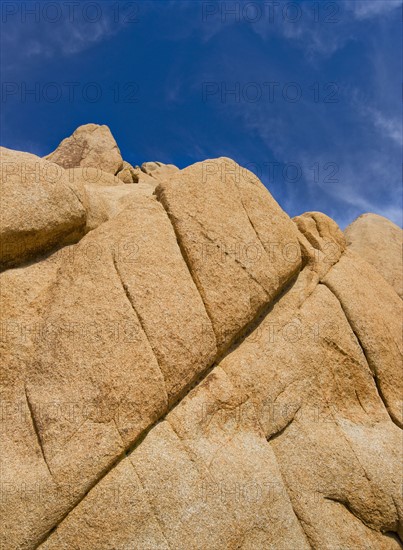 USA, California, Joshua Tree National Park, Rock formations.