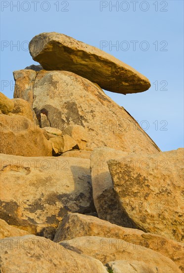 USA, California, Joshua Tree National Park, Rock formations.