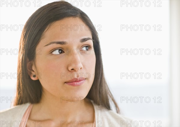 Portrait of young woman.