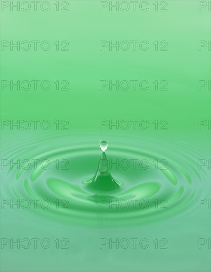 Green droplet.