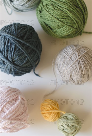 Balls of yarn. 
Photo : Jamie Grill