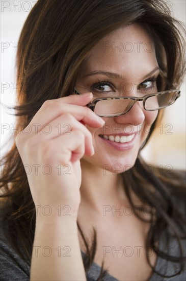 Portrait of woman wearing glasses. 
Photo: Jamie Grill