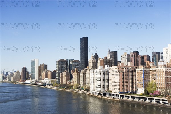 USA, New York, Long Island, New York City skyline. 
Photo : fotog