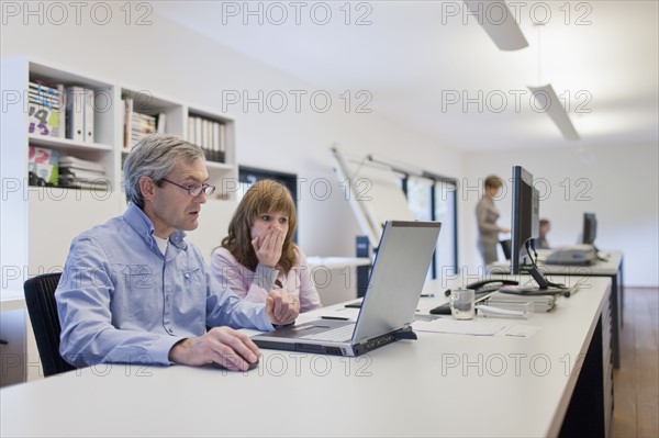 Employees of design agency at work. 
Photo : Jan Scherders