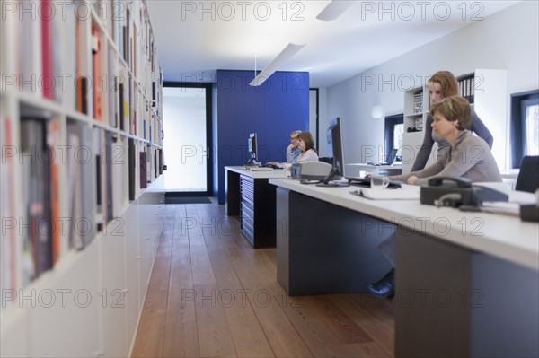 Employee of design agency at work. 
Photo: Jan Scherders