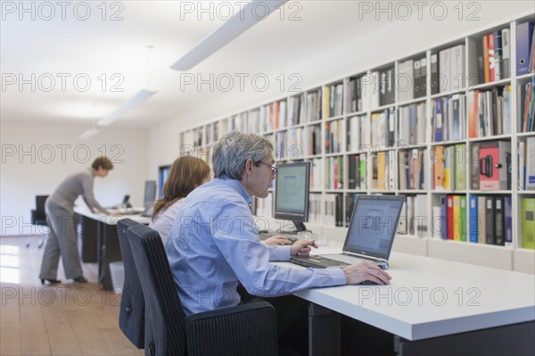 Employees of design agency at work. 
Photo : Jan Scherders