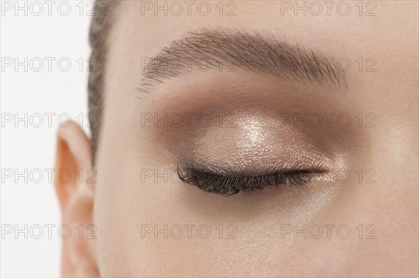 Close-up of female eye with make-up.
Photo : Jan Scherders