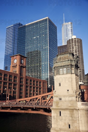 USA, Illinois, Chicago, City view.
Photo: Henryk Sadura