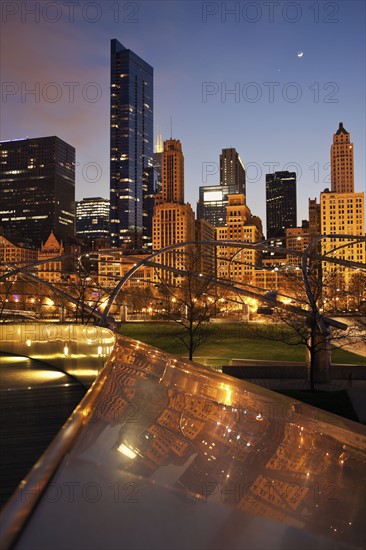 USA, Illinois, Chicago, City view. 
Photo: Henryk Sadura