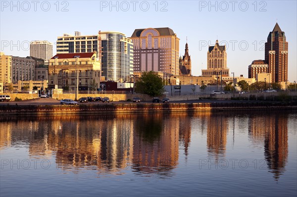 USA, Wisconsin, Milwaukee, City view. 
Photo : Henryk Sadura