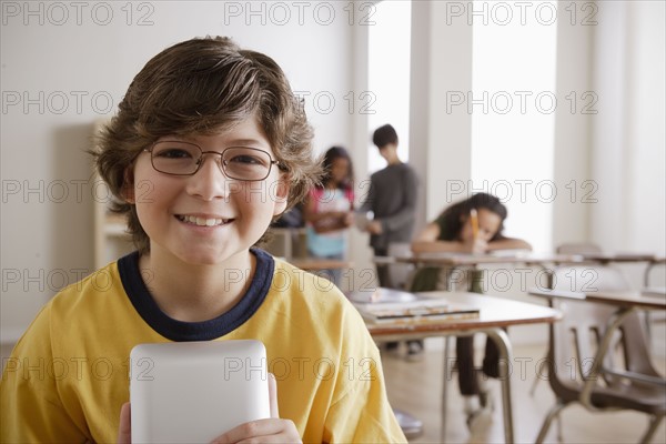 Portrait of schoolboy (10-11). 
Photo: Rob Lewine