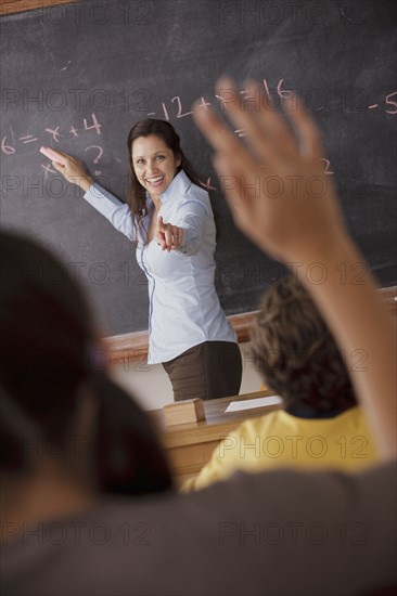 Children (10-11,12-13) at school. 
Photo : Rob Lewine