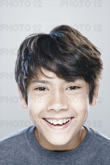 Portrait of boy (12-13) expressing positively. 
Photo: Rob Lewine