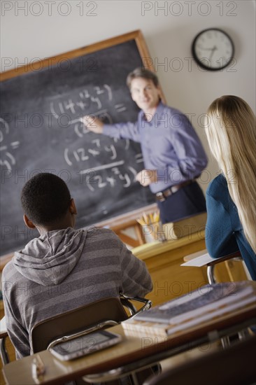 Teenagers(14-15) at school. 
Photo: Rob Lewine