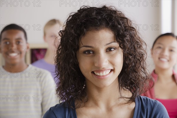 Portrait of teenage students (14-15, 16-17). 
Photo : Rob Lewine