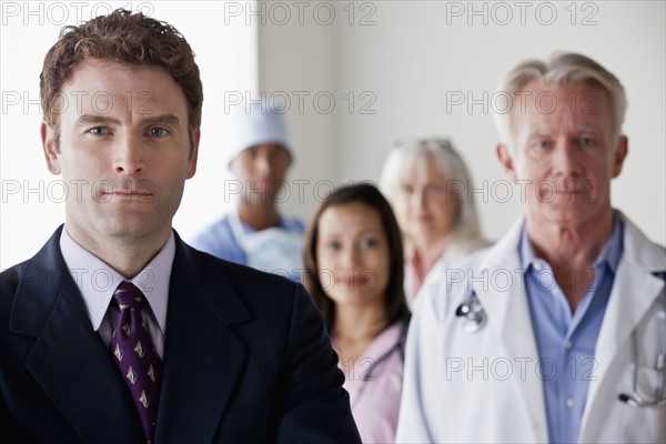 Five doctors. 
Photo : Rob Lewine