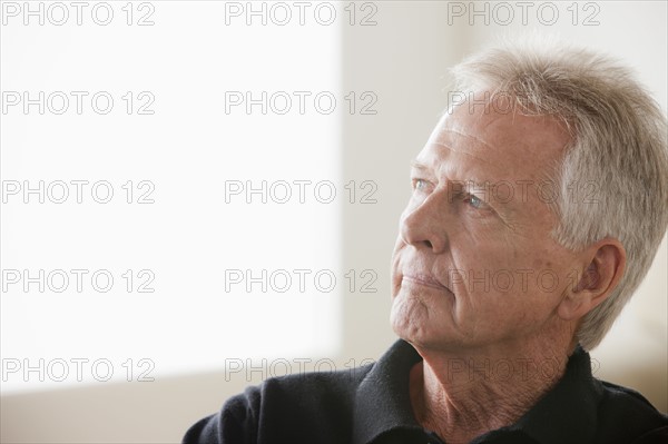 Portrait of thoughtful senior man. 
Photo : Rob Lewine