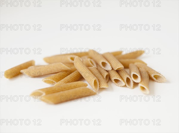 Dried pasta, close-up. 
Photo: Jessica Peterson