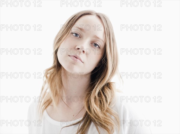 Portrait of serene young woman. 
Photo : Jessica Peterson