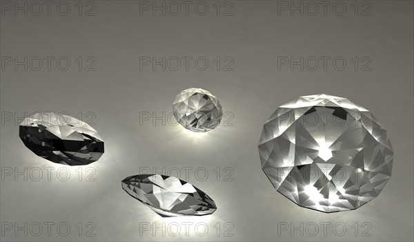 Variety of polished gems. 
Photo : Calysta Images