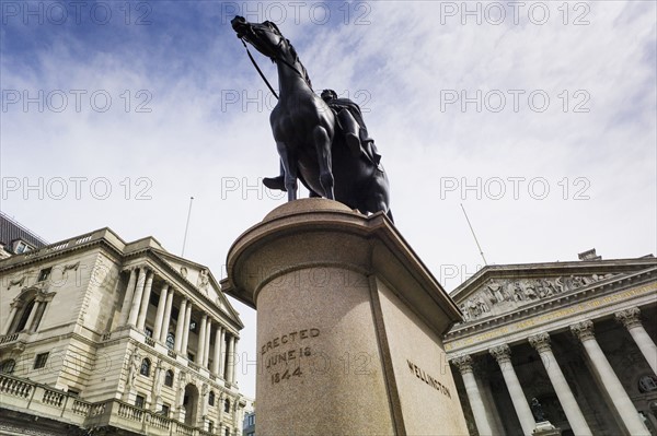 UK, London, Duke of Wellington Statue.